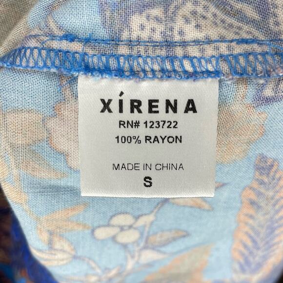 XiRENA Emilia Top in Cerulean Medley Size S - Picture 7 of 8